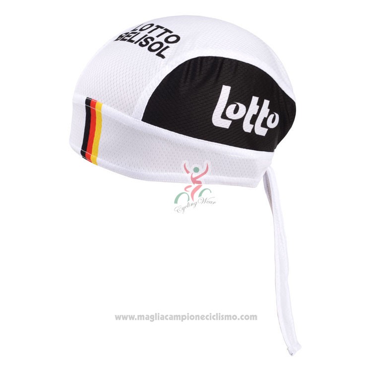 2015 Lotto Bandana Ciclismo Bianco