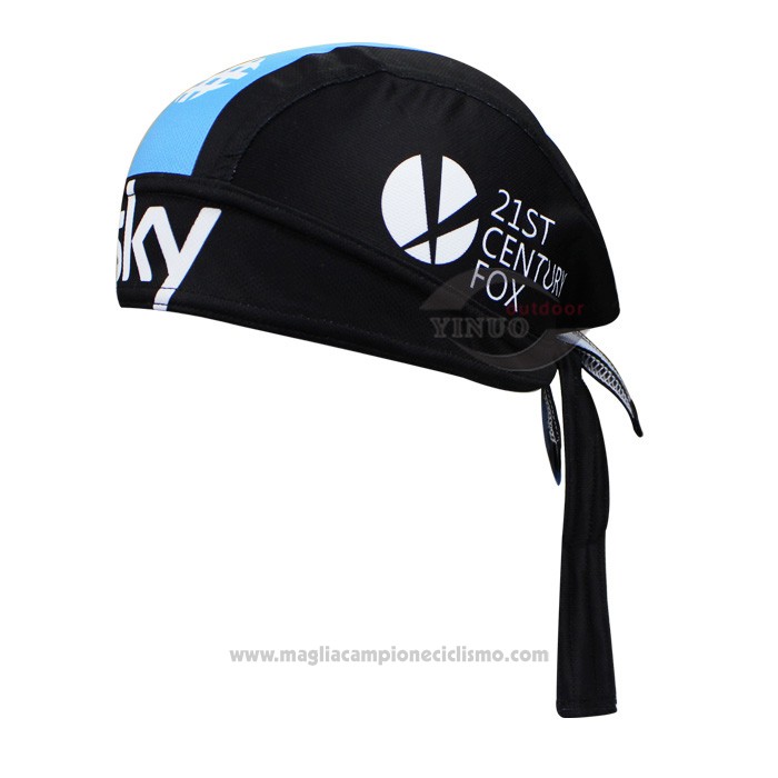 2015 Sky Bandana Ciclismo Nero