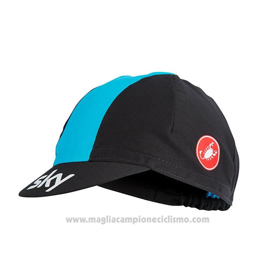 2018 Sky Cappello Ciclismo Nero