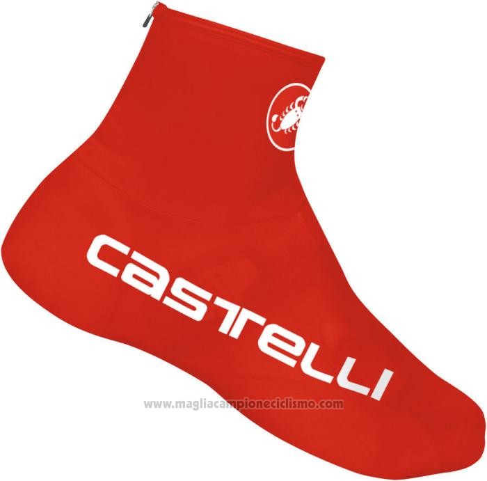 2014 Castelli Copriscarpe Ciclismo Rosso