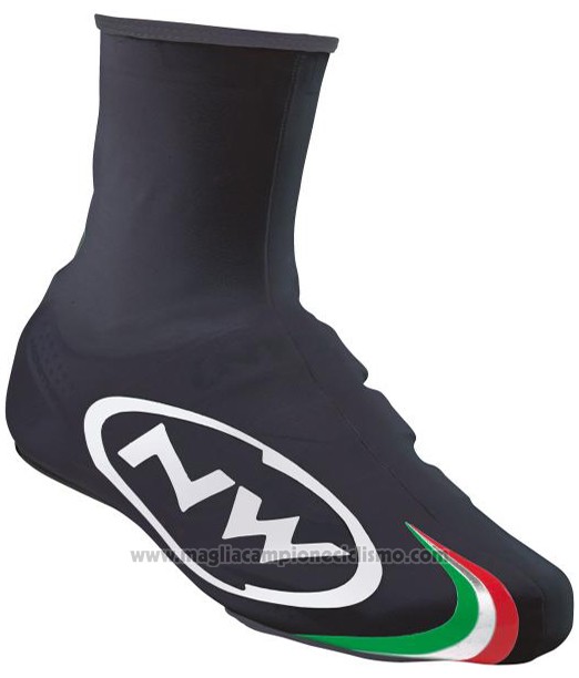 2014 Nw Copriscarpe Ciclismo Nero e Bianco