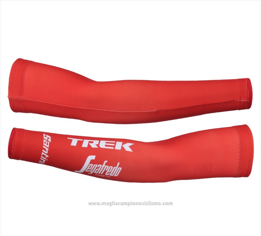 2018 Trek Segafredo Manicotti Ciclismo Rosso