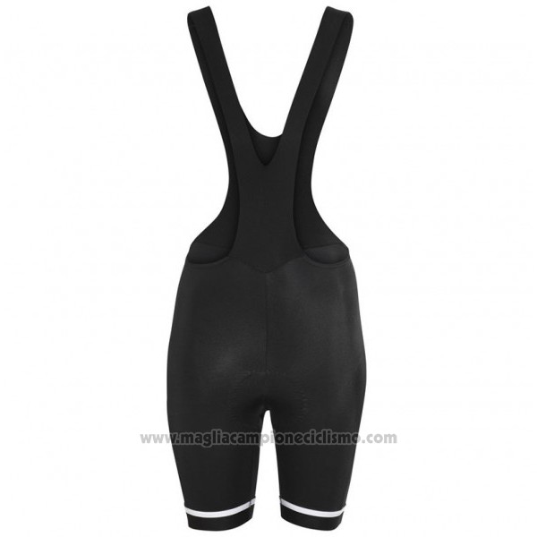 2017 Abbigliamento Ciclismo Donne Etxeondo Neo Nero e Bianco Manica Corta e Salopette