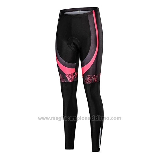 2019 Abbigliamento Ciclismo Donne Mieyco Nero Rosso Manica Lunga e Salopette