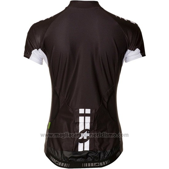 2016 Abbigliamento Ciclismo Donne Assos Nero Manica Corta e Salopette