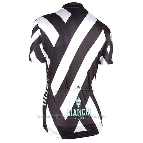 2017 Abbigliamento Ciclismo Donne Bianchi Nero e Bianco Manica Corta e Salopette