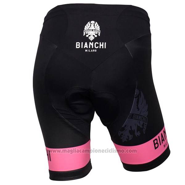 2017 Abbigliamento Ciclismo Donne Bianchi Nero e Rosa Manica Corta e Salopette