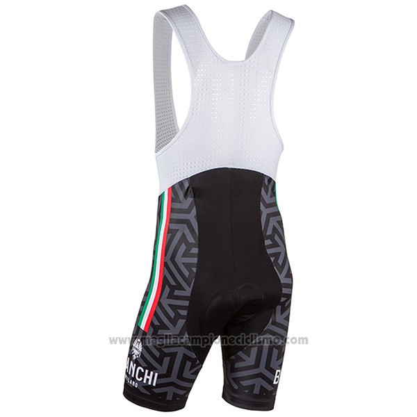 2017 Abbigliamento Ciclismo Donne Bianchi Nero e Verde Manica Corta e Salopette