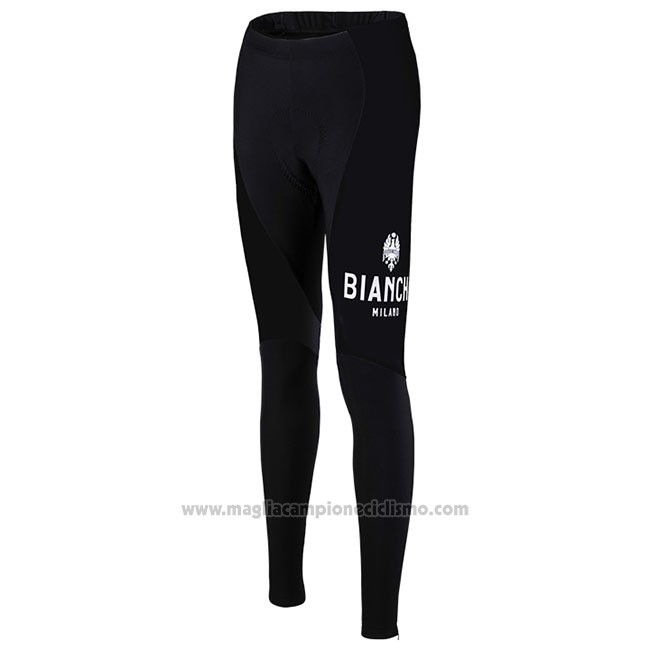Abbigliamento Ciclismo Donne Bianchi Milano Cornedo Nero Rosa Manica Lunga e Salopette