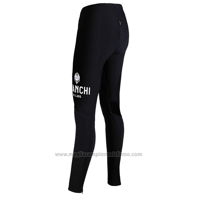 Abbigliamento Ciclismo Donne Bianchi Milano Cornedo Nero Rosa Manica Lunga e Salopette