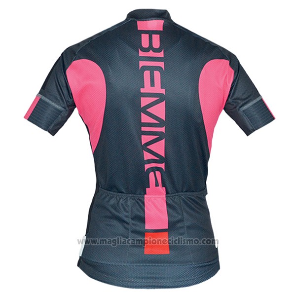 2017 Abbigliamento Ciclismo Donne Biemme Poison Nero Manica Corta e Salopette