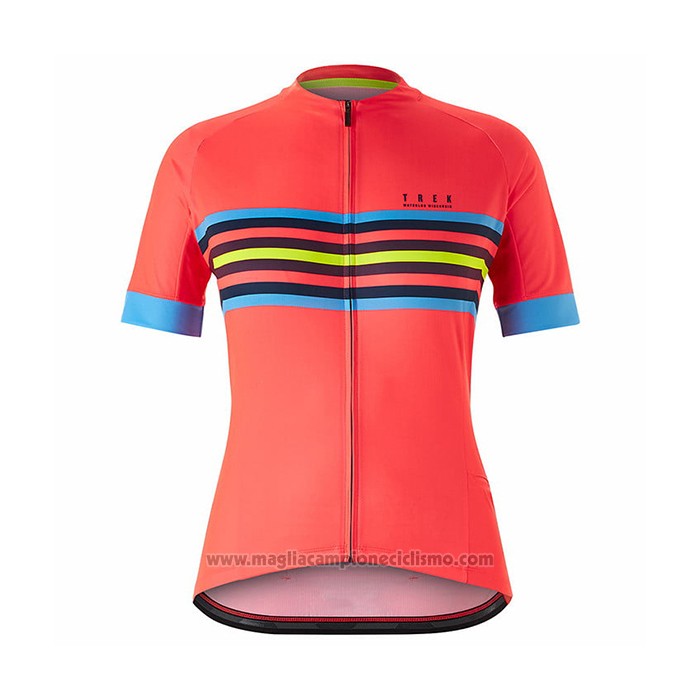 2021 Abbigliamento Ciclismo Donne Bontrage Arancione Manica Corta e Salopette