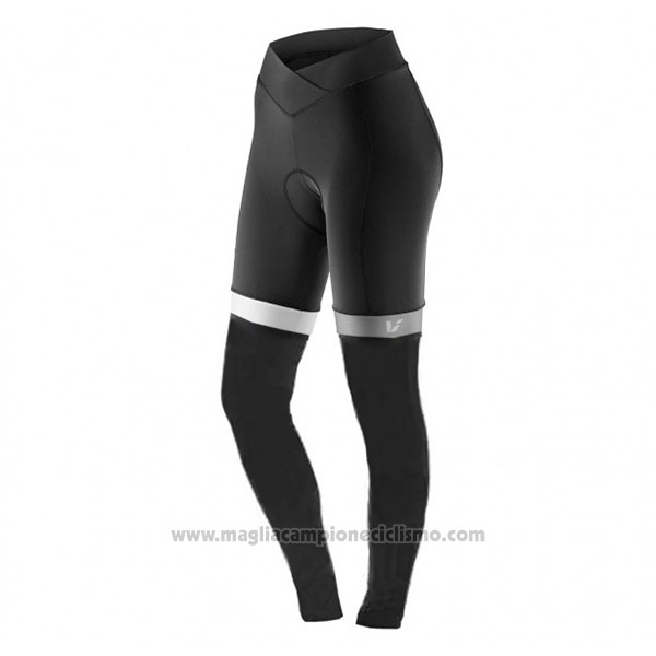 2017 Abbigliamento Ciclismo Donne Liv Nero e Bianco Manica Lunga e Salopette