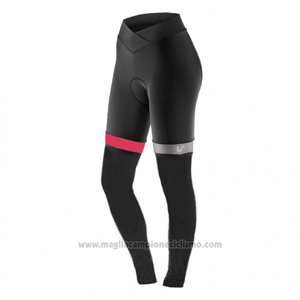 2017 Abbigliamento Ciclismo Donne Liv Nero e Rosso Manica Lunga e Salopette
