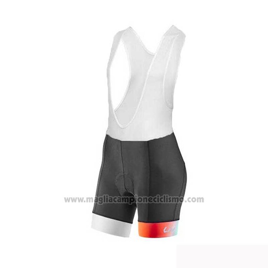 2019 Abbigliamento Ciclismo Donne Liv Nero Bianco Manica Corta e Salopette