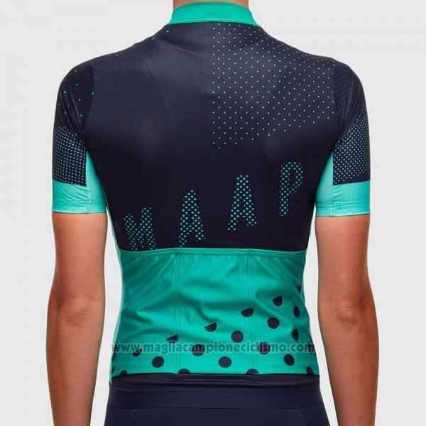 2017 Abbigliamento Ciclismo Donne Maap Nero Manica Corta e Salopette