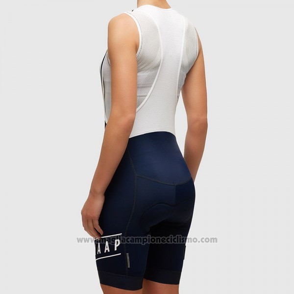 2017 Abbigliamento Ciclismo Donne Maap Nero Manica Corta e Salopette