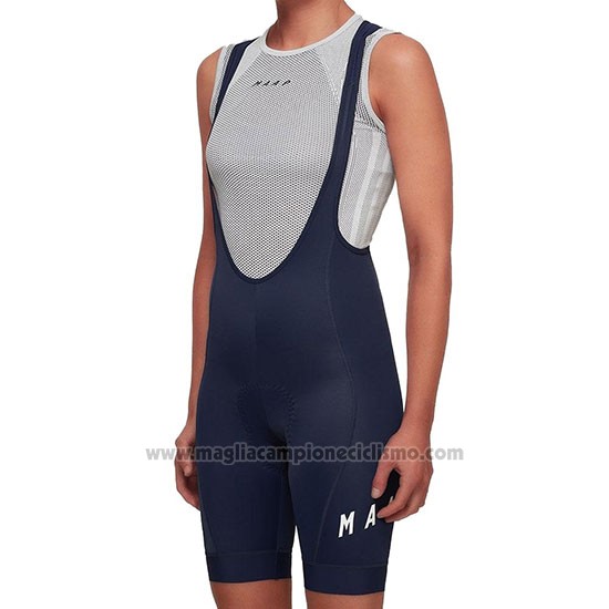 2019 Abbigliamento Ciclismo Donne Maap Escape Nero Manica Corta e Salopette