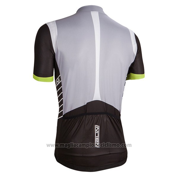 2017 Abbigliamento Ciclismo Donne Nalini Nero e Bianco Manica Corta e Salopette
