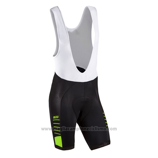 2017 Abbigliamento Ciclismo Donne Nalini Nero e Bianco Manica Corta e Salopette