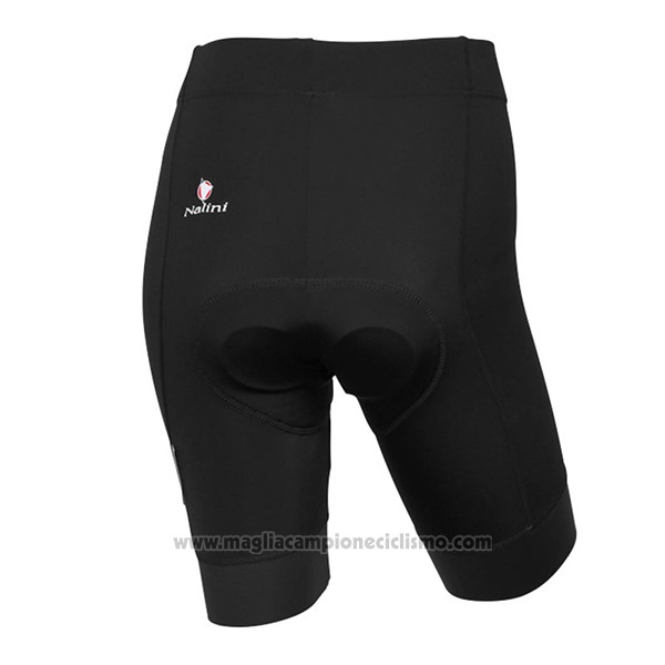 2017 Abbigliamento Ciclismo Donne Nalini Optical Nero e Arancione Manica Corta e Salopette