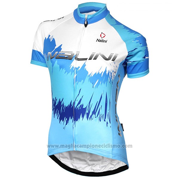 2017 Abbigliamento Ciclismo Donne Nalini Sfiziosa Celsete Manica Corta e Salopette
