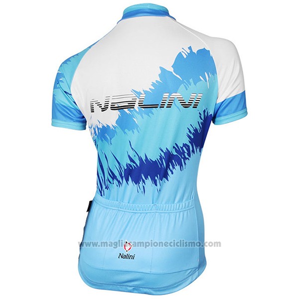 2017 Abbigliamento Ciclismo Donne Nalini Sfiziosa Celsete Manica Corta e Salopette