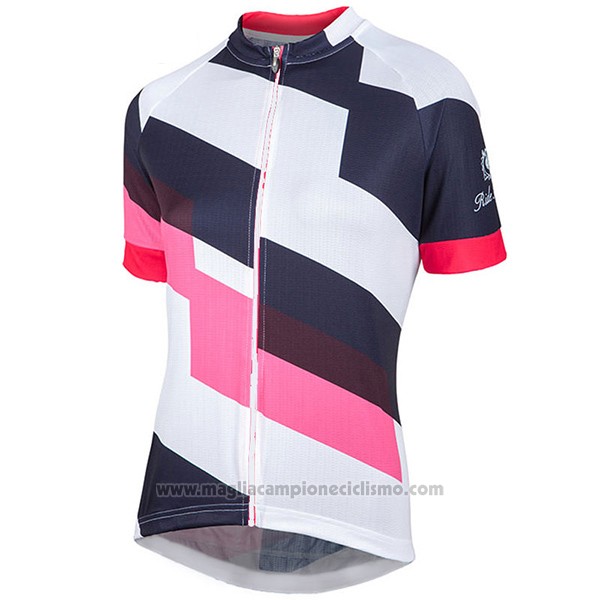 2017 Abbigliamento Ciclismo Donne Nalini Stripe Rosa e Nero Manica Corta e Salopette