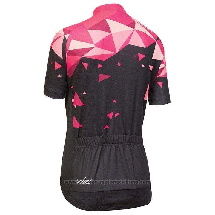 2018 Abbigliamento Ciclismo Donne Nalini CHIC Rosso Manica Corta e Salopette
