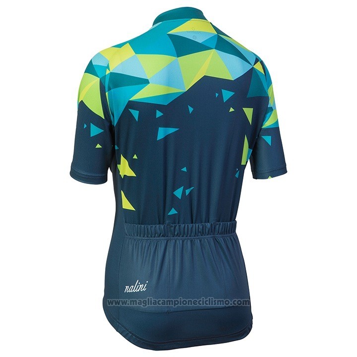 2018 Abbigliamento Ciclismo Donne Nalini CHIC Verde Manica Corta e Salopette