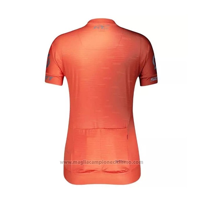 2021 Abbigliamento Ciclismo Donne Nalini Arancione Manica Corta e Salopette