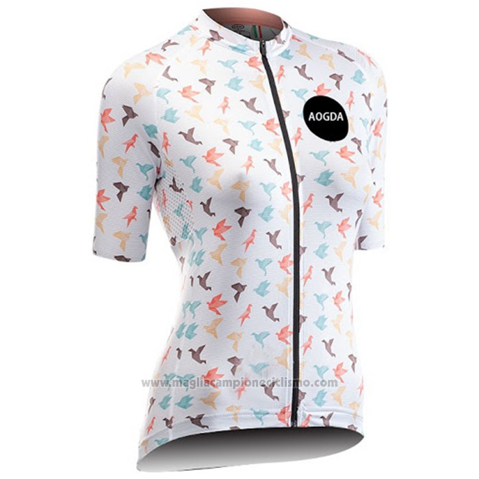 2020 Abbigliamento Ciclismo Donne Northwave Bianco Manica Corta e Salopette