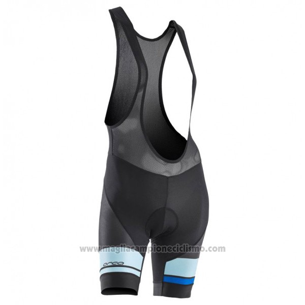 2017 Abbigliamento Ciclismo Donne Orbea Blu Manica Corta e Salopette