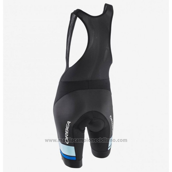2017 Abbigliamento Ciclismo Donne Orbea Blu Manica Corta e Salopette
