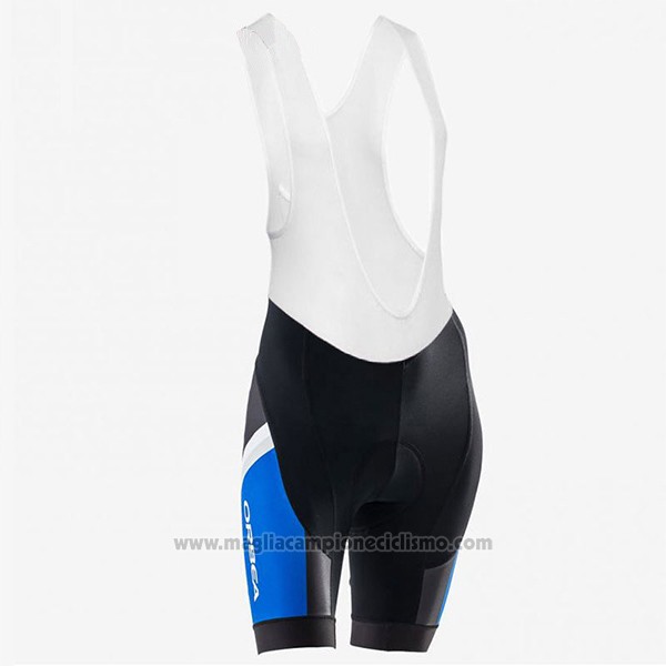 2017 Abbigliamento Ciclismo Donne Orbea Blu e Bianco Manica Corta e Salopette