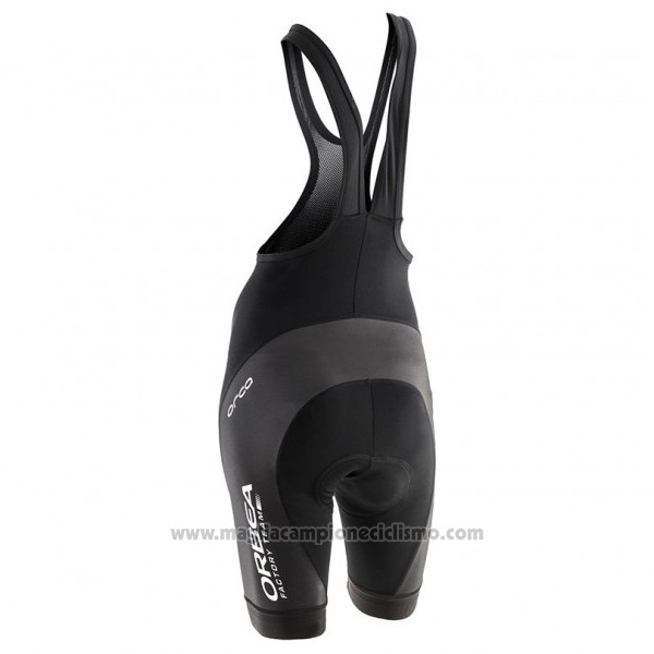 2017 Abbigliamento Ciclismo Donne Orbea Nero e Verde Manica Corta e Salopette