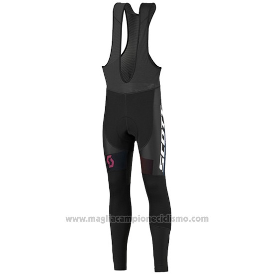 2016 Abbigliamento Ciclismo Donne Scott Rosso e Bianco Manica Lunga e Salopette