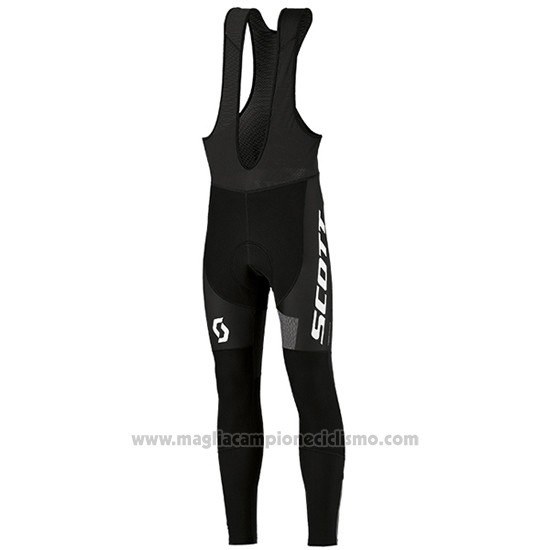 2016 Abbigliamento Ciclismo Donne Scott Verde e Bianco Manica Lunga e Salopette