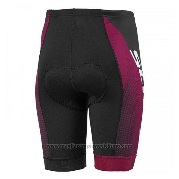 2017 Abbigliamento Ciclismo Donne Scott Fuxia Manica Corta e Salopette
