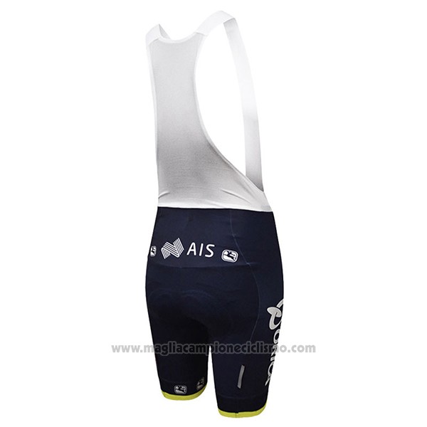 2017 Abbigliamento Ciclismo Donne Scott Nero e Giallo Manica Corta e Salopette