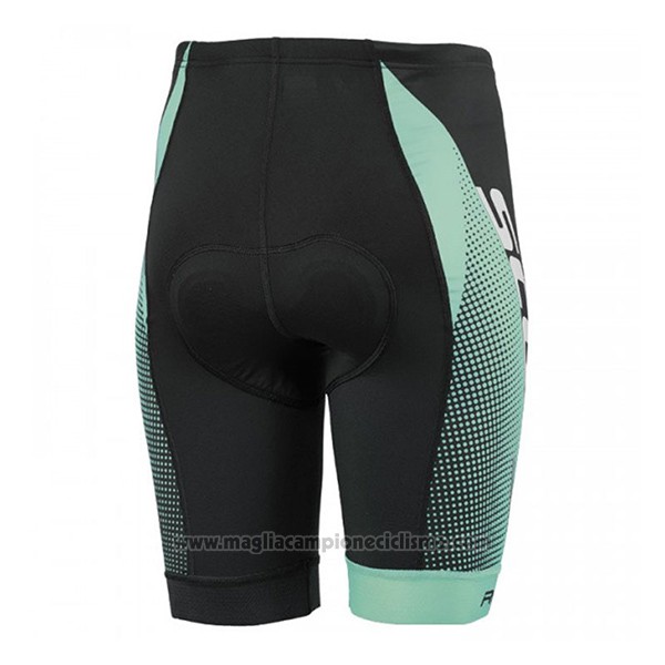 2017 Abbigliamento Ciclismo Donne Scott Nero e Verde Manica Corta e Salopette