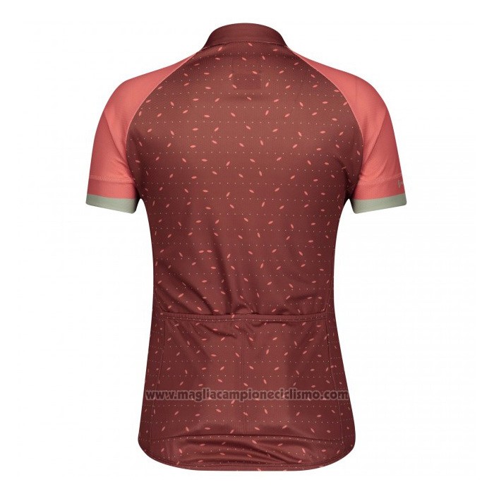 2021 Abbigliamento Ciclismo Donne Scott Spento Rosso Manica Corta e Salopette