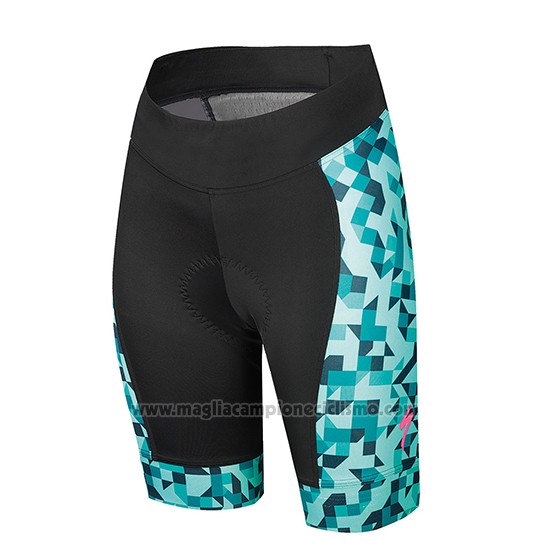 2018 Abbigliamento Ciclismo Donne Specialized Verde Manica Corta e Salopette