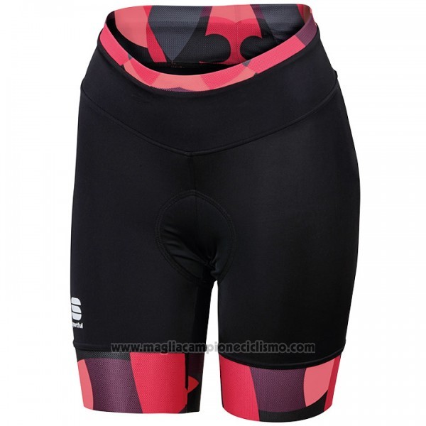 2017 Abbigliamento Ciclismo Sportful Primavera Nero e Rosso Manica Corta e Salopette