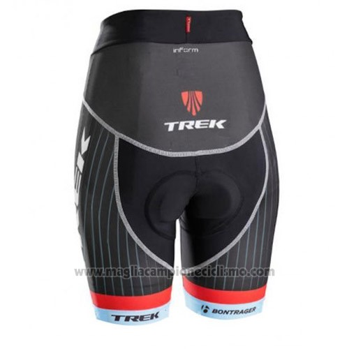 2015 Abbigliamento Ciclismo Trek Blu e Nero Manica Corta e Salopette