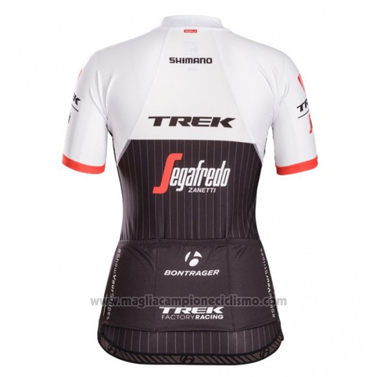 2016 Abbigliamento Ciclismo Donne Trek Nero e Rosso Manica Corta e Salopette