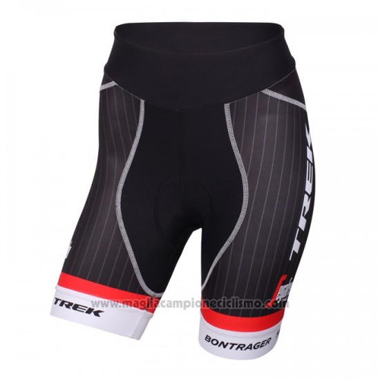 2016 Abbigliamento Ciclismo Donne Trek Nero e Rosso Manica Corta e Salopette