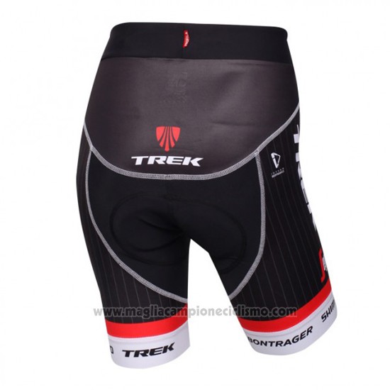 2016 Abbigliamento Ciclismo Donne Trek Nero e Rosso Manica Corta e Salopette