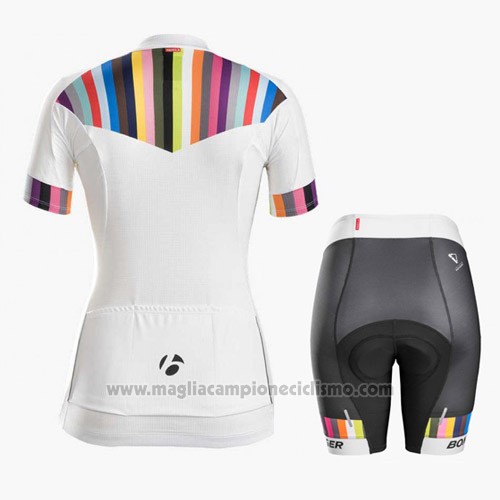 2016 Abbigliamento Ciclismo Trek Arancione e Bianco Manica Corta e Salopette