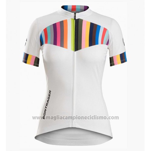 2016 Abbigliamento Ciclismo Trek Arancione e Bianco Manica Corta e Salopette